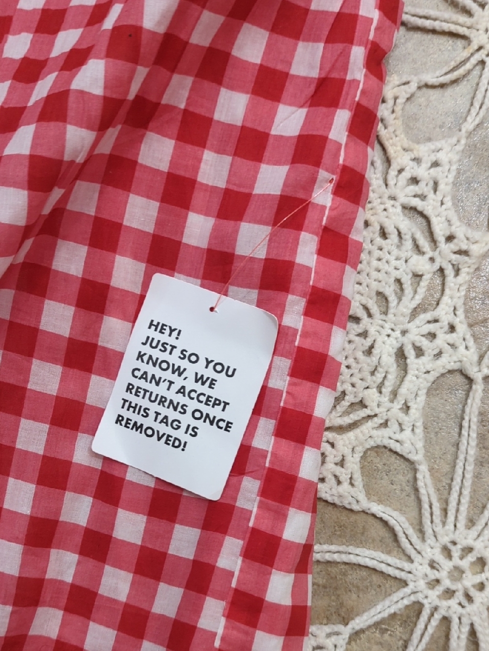 Asos Gingham Picnic Red And White Check Button Down Maxi Sun Dress - Picture 6 of 12